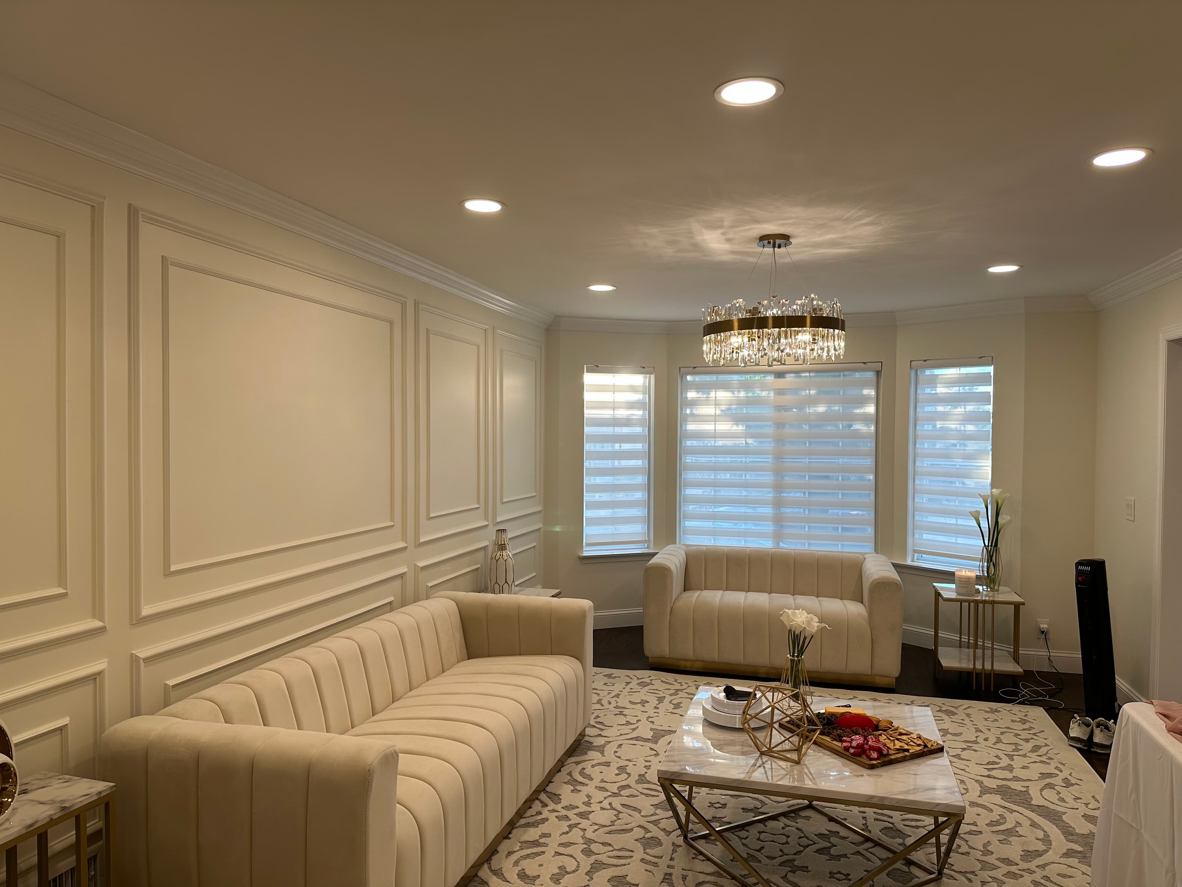 Recessed & Chandelier